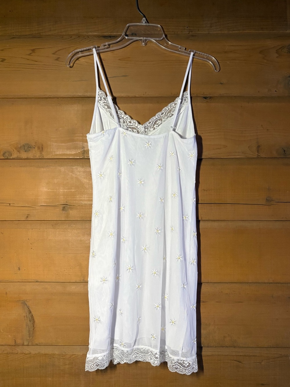 Motel Rocks White Daisy Lace Slip Mini Dress- White Graduation Dress- Size M - Picture 5 of 12